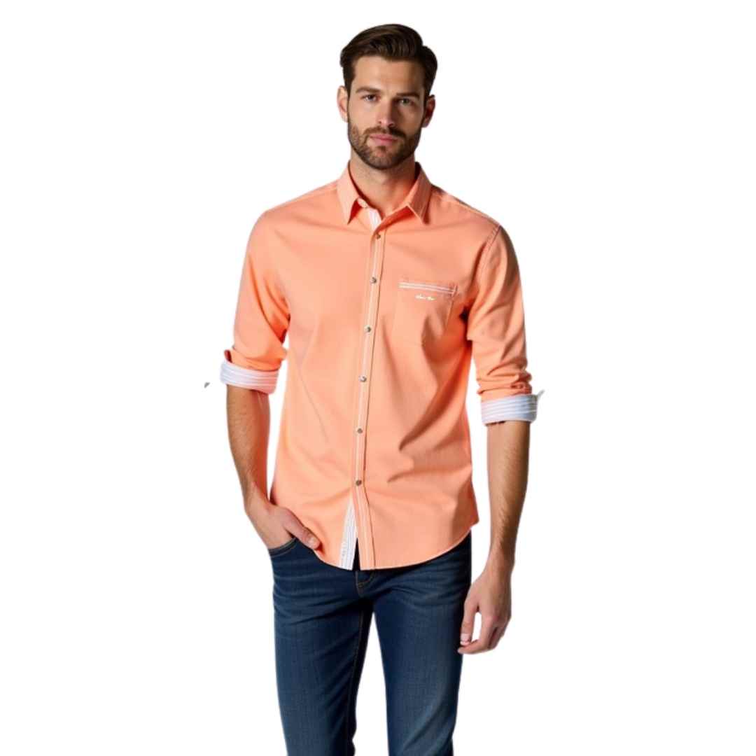 Men Button Down Long Sleeve Shirts104